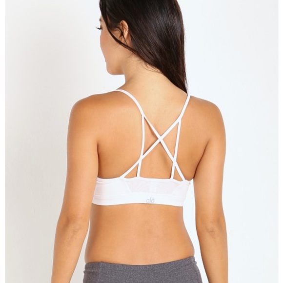 Alo Yoga Goddess Bra - Size small. Pink Cloud - Picture 4 of 4